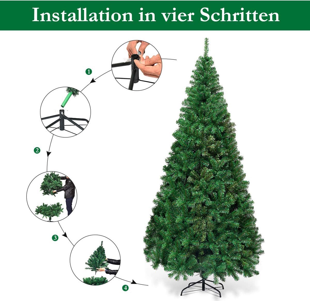 kerstboom 210 cm