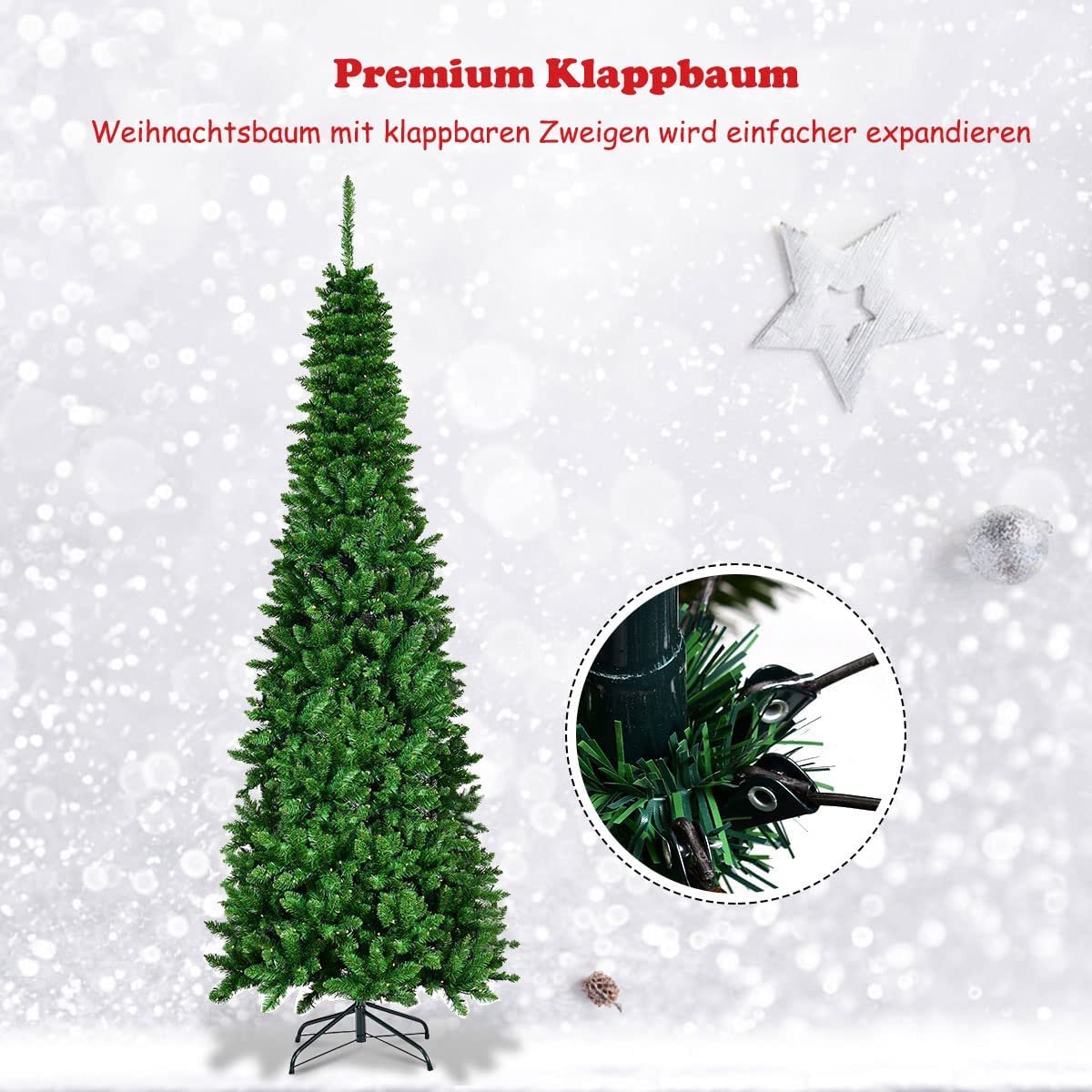 kerstboom 225 cm