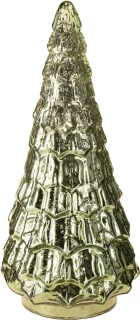Kerstboom 38 cm groen goud