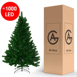 Kerstboom AG 210cm Kunstkerstboom Donkergroen