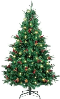 Kerstboom buiten