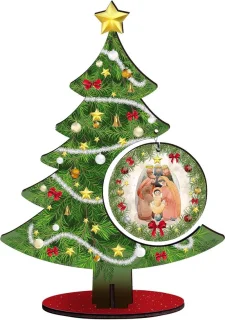 Kerstboom decoratie tafel