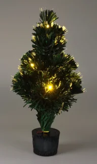 Kerstboom Fiber Optic 45 cm Warm Wit op Batterijen