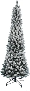 Kerstboom grenen kunstboom besneeuwd 210 cm