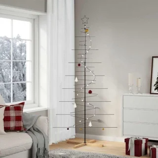 Kerstboom kunstboom 210 cm zwart
