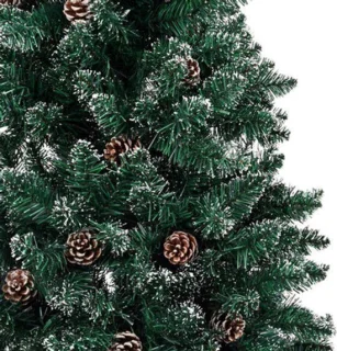 Kerstboom kunstkerstboom decoratieve 210 cm houten standaard