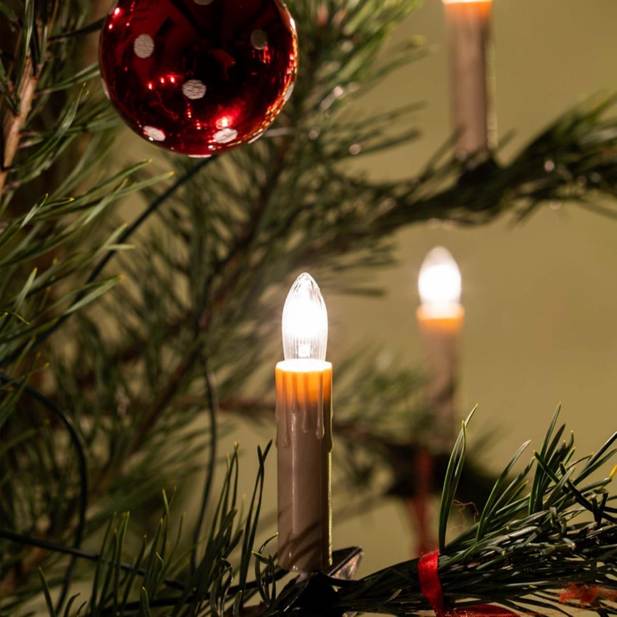 Kerstboom Lichtketting 15 Boomkaarsen 9.8m Made in Germany 430134