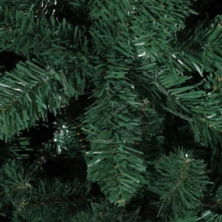 Kerstboom met dimbare dual-color led-verlichting 180 cm groen pvc met metalen standaard