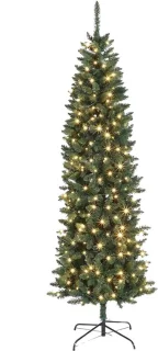Kerstboom met ledverlichting 230 cm groen