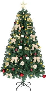 Kerstboom met verlichting 180 cm