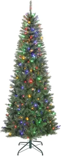 Kerstboom met verlichting 210 cm