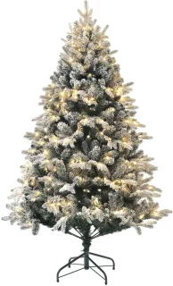 Kerstboom met verlichting Ø116 × 180 cm groen