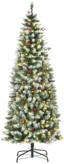 Kerstboom met verlichting Ø53 × 150 cm