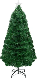 Kerstboom met verlichting Ø60 × 120 cm groen
