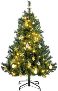 Kerstboom met verlichting