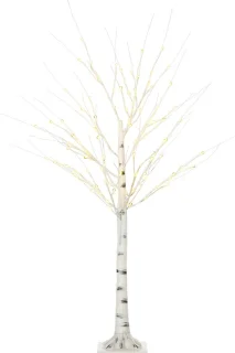 Kerstboom met verlichting wit