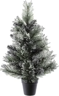 Kerstboom Mini Sneeuw 45cm Groen
