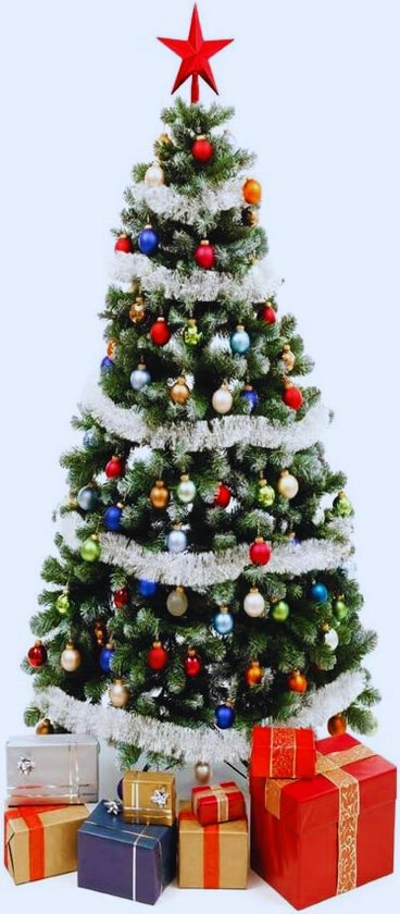 Kerstboom Muursticker Decal Voor Deur & Showcase