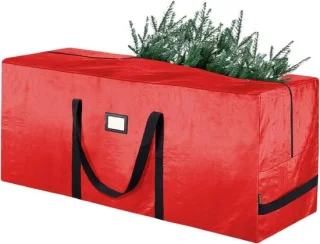 Kerstboom opbergdoos 122 x 38 x 51 cm rood