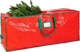 Kerstboom opbergdoos 122x38x51 cm rood