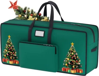 Kerstboom Opbergdoos - Boom Tas - Feestdagen Opslag - Scheurbestendig Oxford - Tot 2.3m Boom - Groen