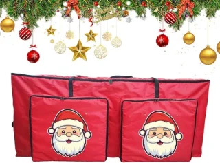 Kerstboom opberger 122 cm rood