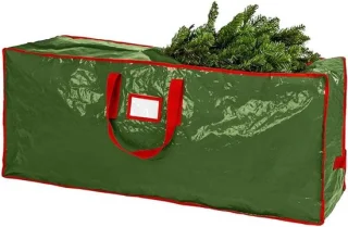 Kerstboom opbergtas 122 x 38 x 50 cm groen