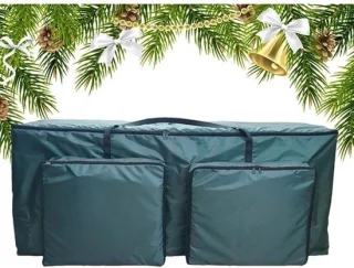 Kerstboom opbergtas - 122 x 38 x 51 cm - groen