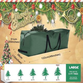Praktische waterdichte opbergtas voor kunstkerstbomen: compact, licht en robuust