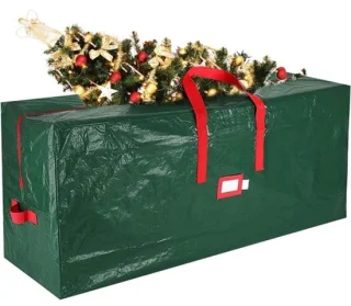 Kerstboom opbergtas - 122x34x51 cm - groen