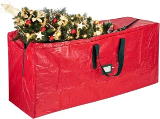 Kerstboom opbergtas 122x34x51 cm - rood