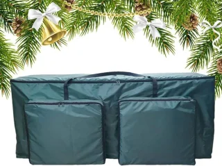 Kerstboom opbergtas - 122x38x51 cm - groen