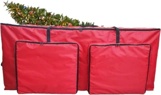 Kerstboom Opbergtas 122x38x51 cm - Rood