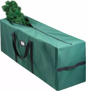 Kerstboom Opbergtas 122x38x51 cm Zwart