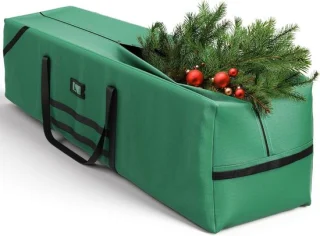 Kerstboom opbergtas 125 x 40 x 50 cm groen