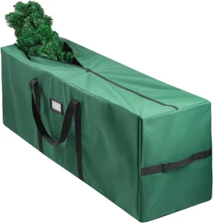 Kerstboom opbergtas 135 x 40 x 50 cm groen