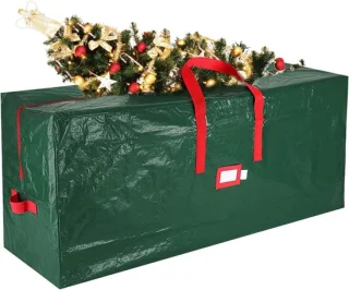 Kerstboom opbergtas 135x34x68cm groen