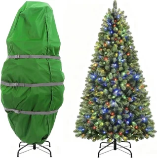 Kerstboom opbergtas 152 x 76 cm groen