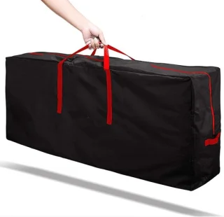 Kerstboom opbergtas 165 cm zwart