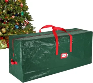 Kerstboom opbergtas 165 x 38 x 76 cm groen
