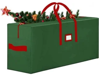 Kerstboom opbergtas - 165x38x76 cm - groen