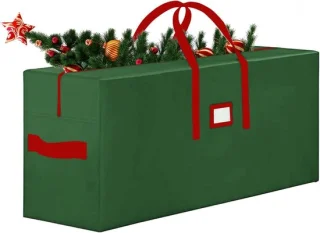 Kerstboom opbergtas 165x38x76 cm groen