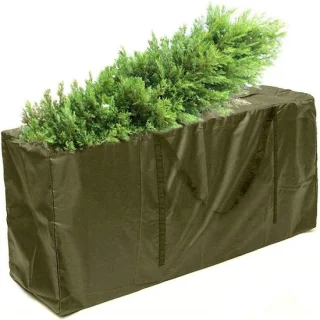 Kerstboom opbergtas 173x76x51 cm groen