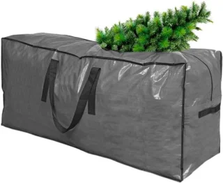 Kerstboom opbergtas 2,1 m grijs