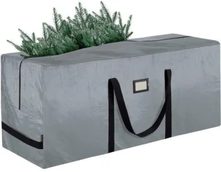 Kerstboom opbergtas 2,3m grijs