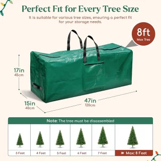 Kerstboom opbergtas 240 cm