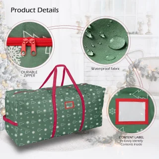 Kerstboom Opbergtas 600D Oxford Groen