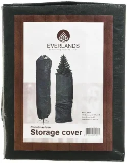 Kerstboom Opbergtas 74 x 220 cm Zwart
