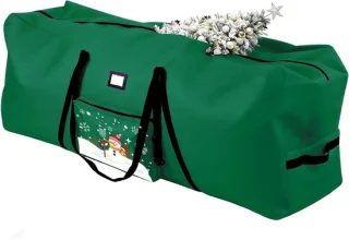 Kerstboom opbergtas 7.5 ft groen