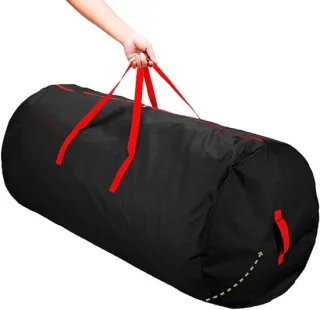 Kerstboom opbergtas 76 x 152 cm zwart